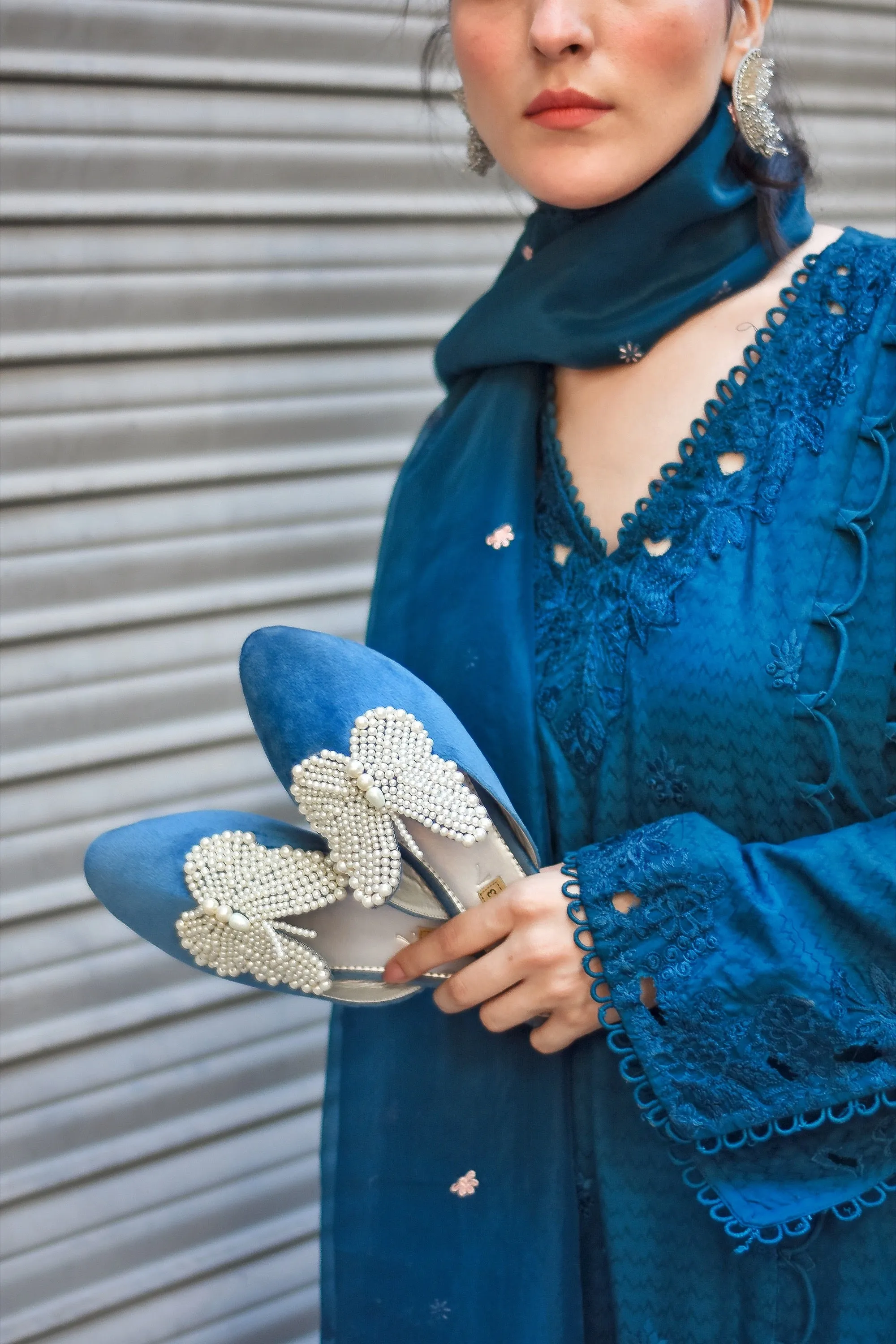 Mule | Pearly Butterfly