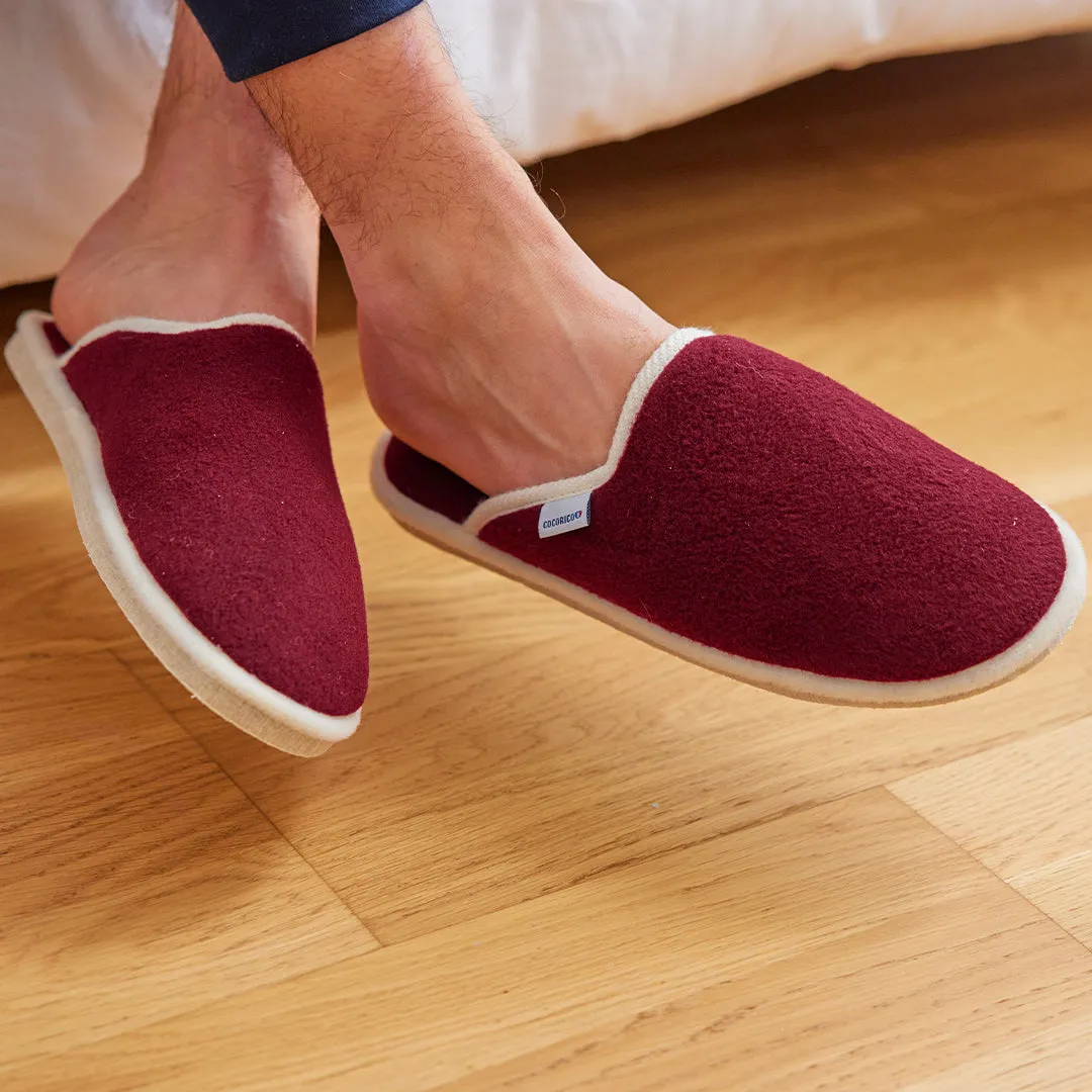 Mules Homme Bordeaux