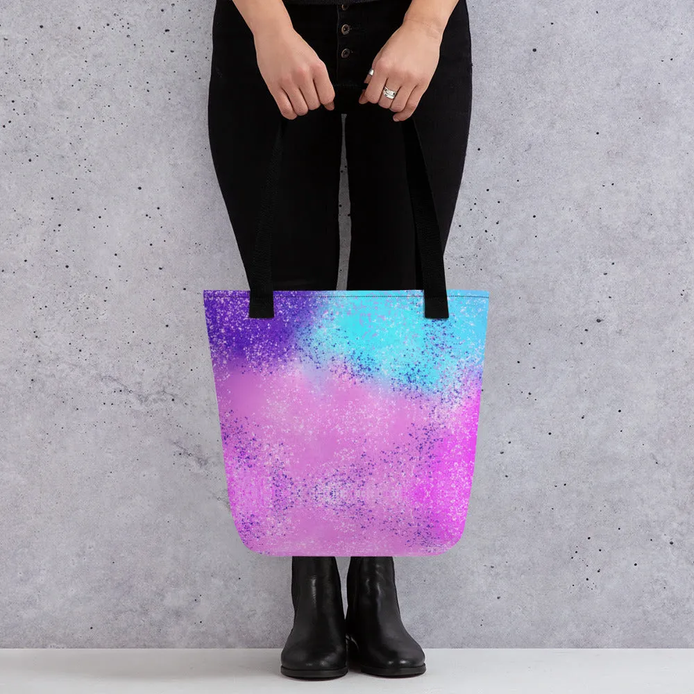 Multi Colored Confetti Paint Splatter Tote bag