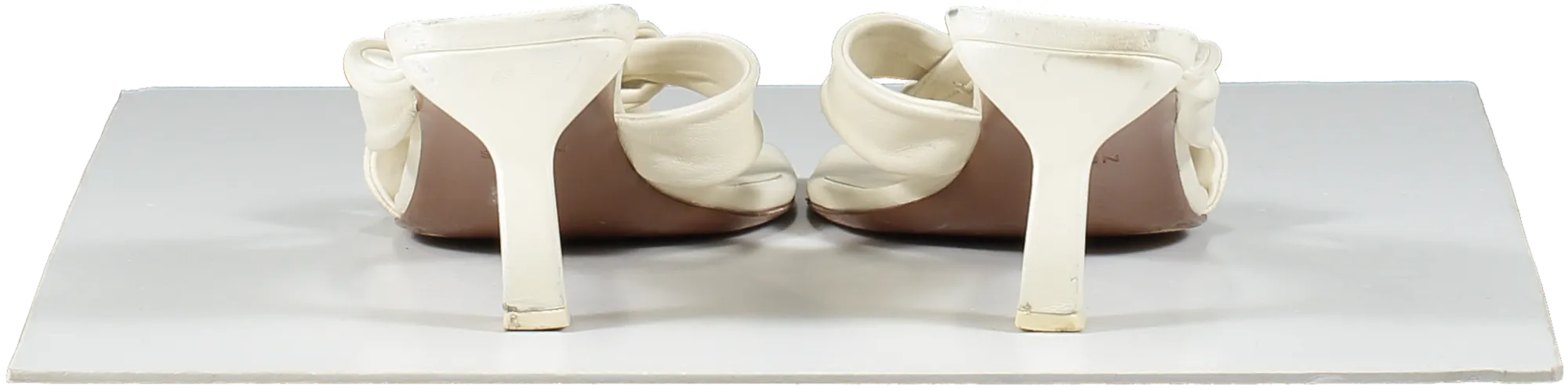 Neous Cream Dofida Knotted Leather Mules UK 7 EU 40 👠