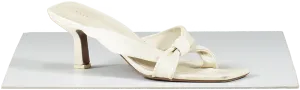 Neous Cream Dofida Knotted Leather Mules UK 7 EU 40 👠