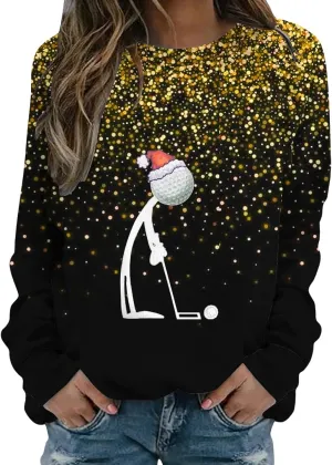 Oversized Hoodies For Women Long Sleeve Christmas Printed Sweatshirt Women'S Novelty Hoodiees Merry Sweatshirt Women