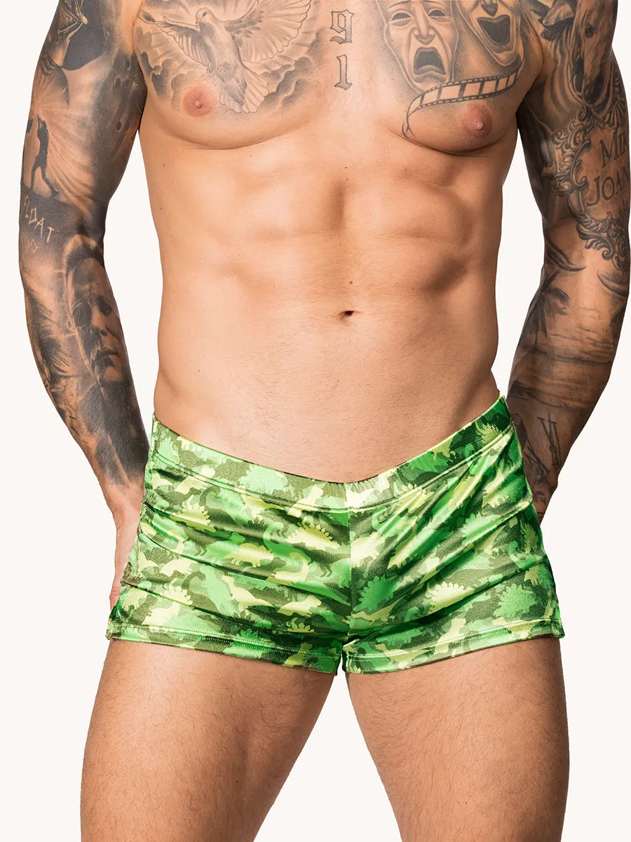 Printed Luxe Satin Shorts