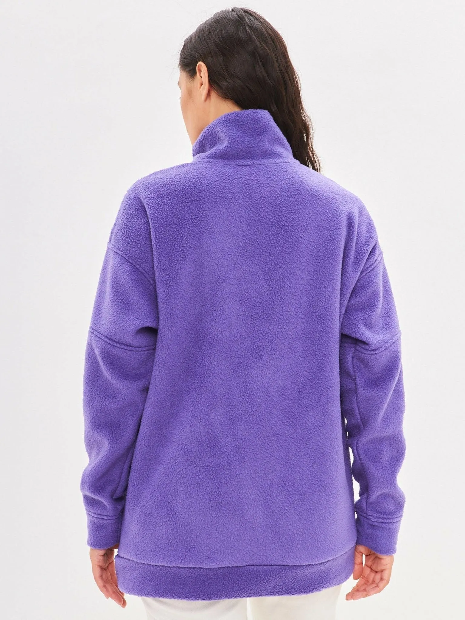 Purple Fleece sweatshirt CATFLEES