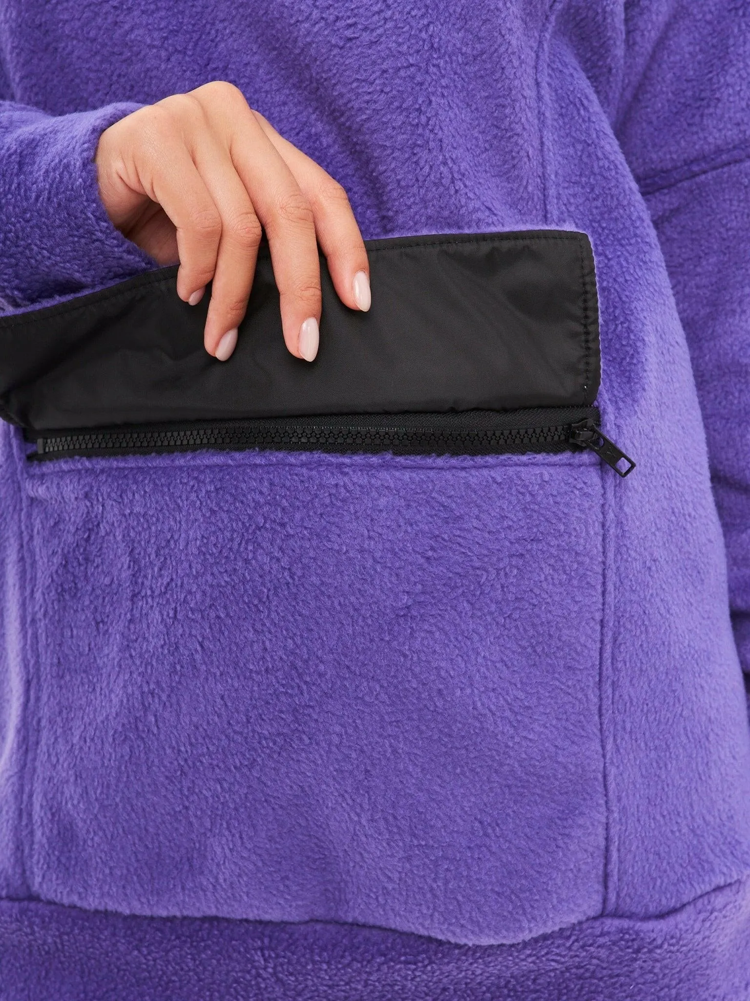 Purple Fleece sweatshirt CATFLEES