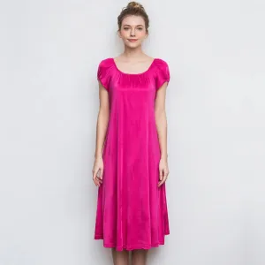"Luxurious Silk Nightgown: Ultimate Comfort and Style for a Perfect Summer Sleep"