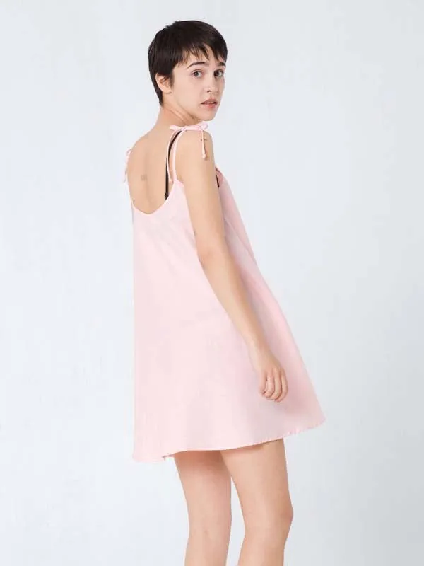 "Womenâ€™s" Pink Pure Cotton Sleepwear