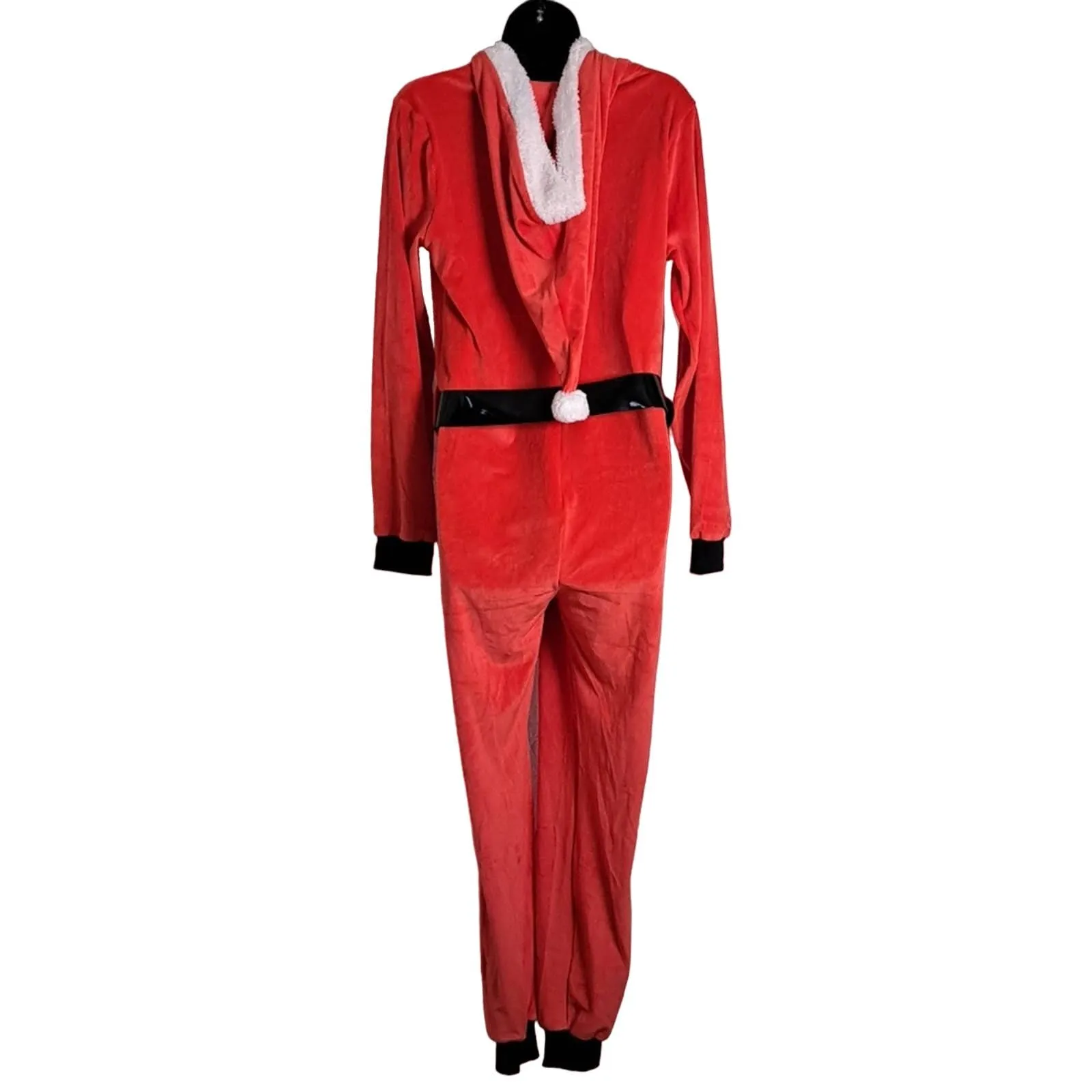 Santa Clause Full Zip Jumpsuit Medium