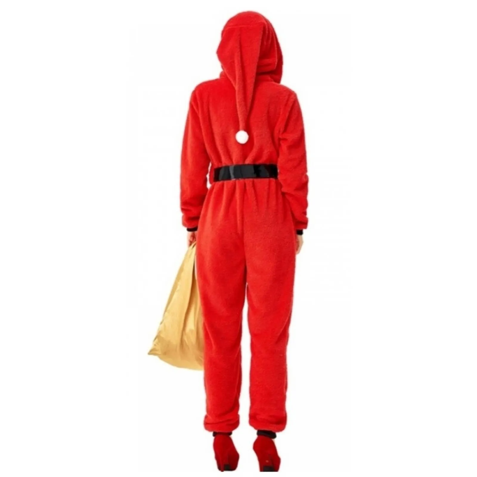 Santa Clause Full Zip Jumpsuit Medium