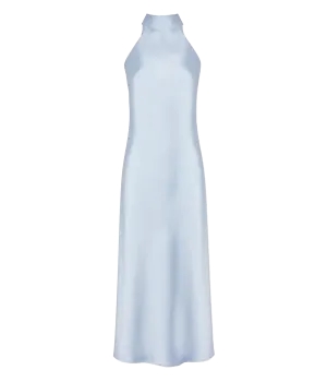 Scallop Sienna Dress in Ice Blue