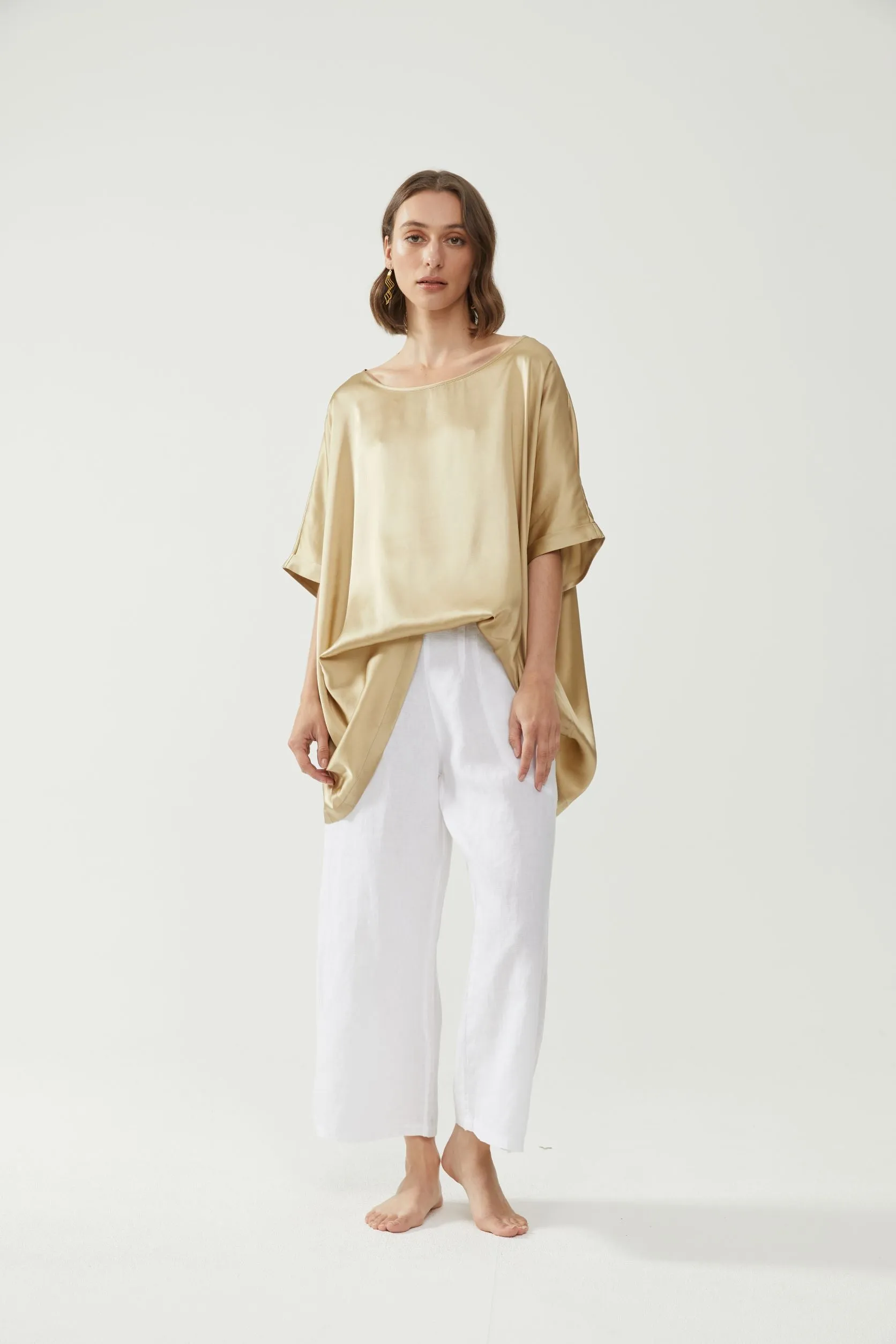 Silk Top - Pistachio