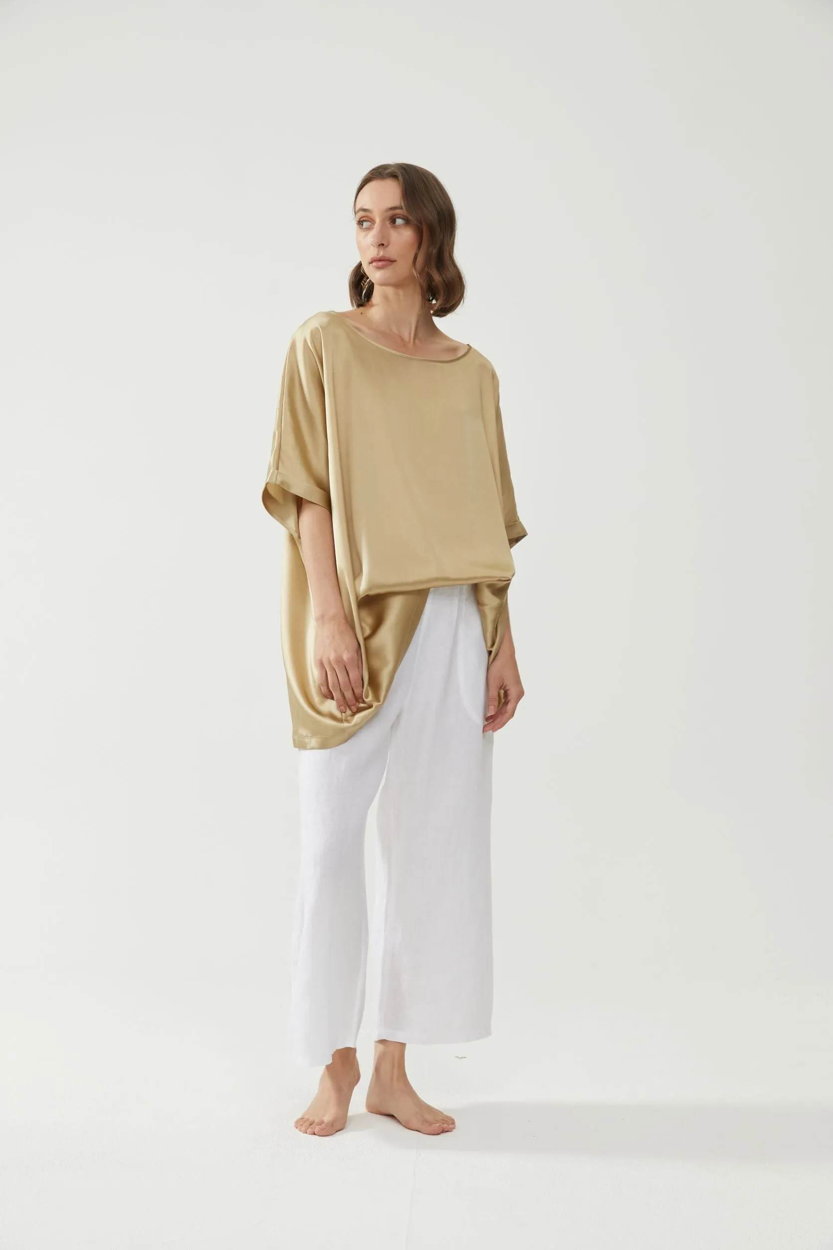 Silk Top - Pistachio