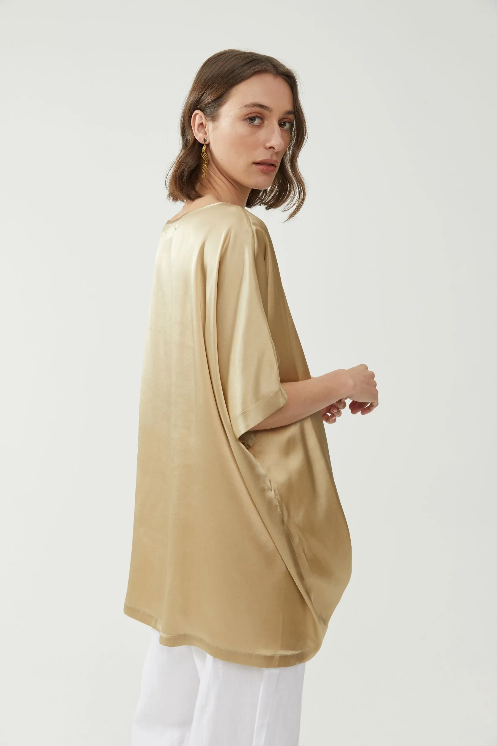 Silk Top - Pistachio