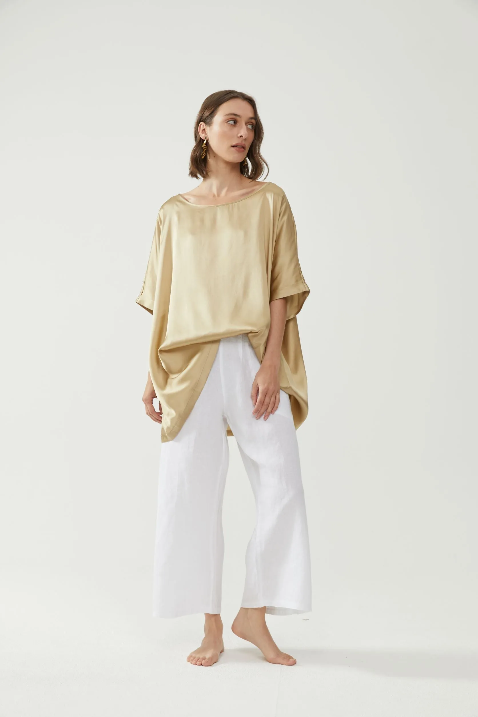Silk Top - Pistachio