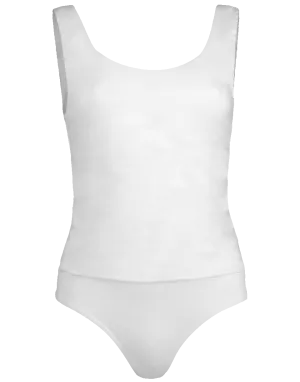 Solid Cotton Metal Bodysuit