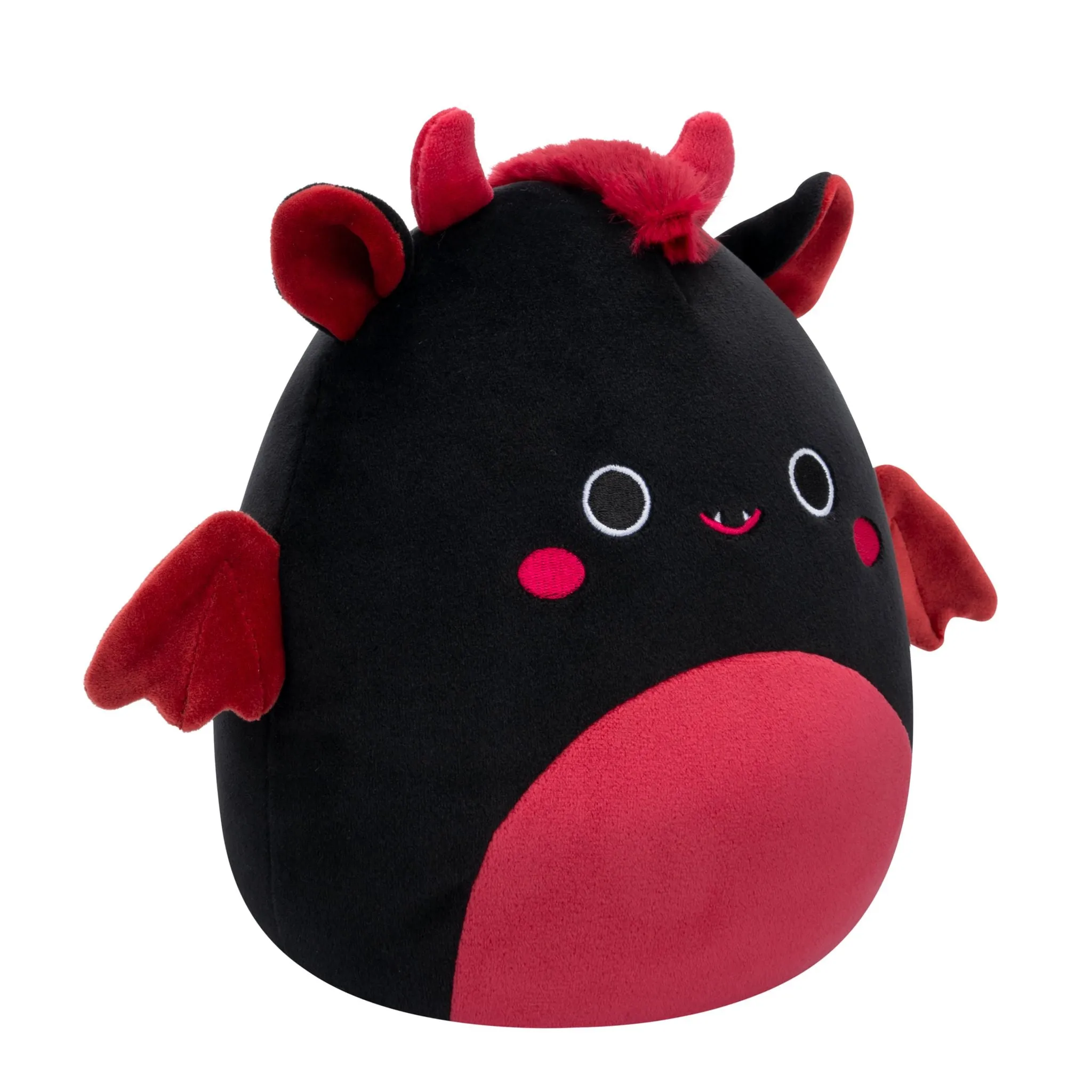 Squishmallows 7.5 Inch Plush S20 Rebecca  Black And Maroon Jersey Devil