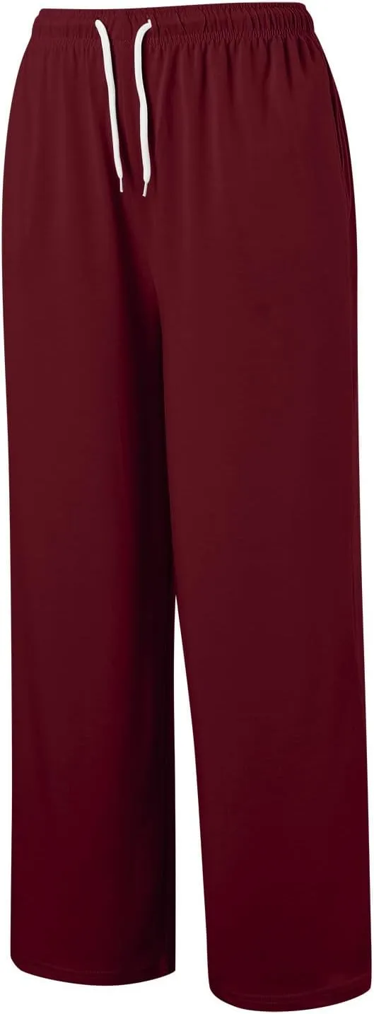 Sweatpants Women Casual Baggy Straight Pants Wide Leg Loose Elastic Waist Drawstring Dressy Trousers