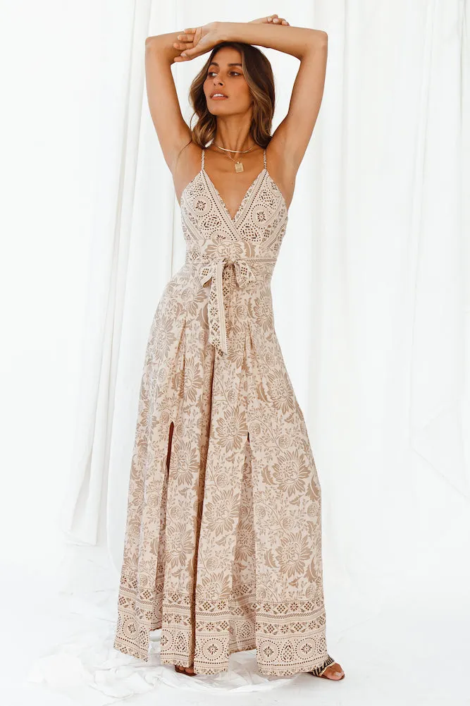 Travel Happy Jumpsuit Mocha