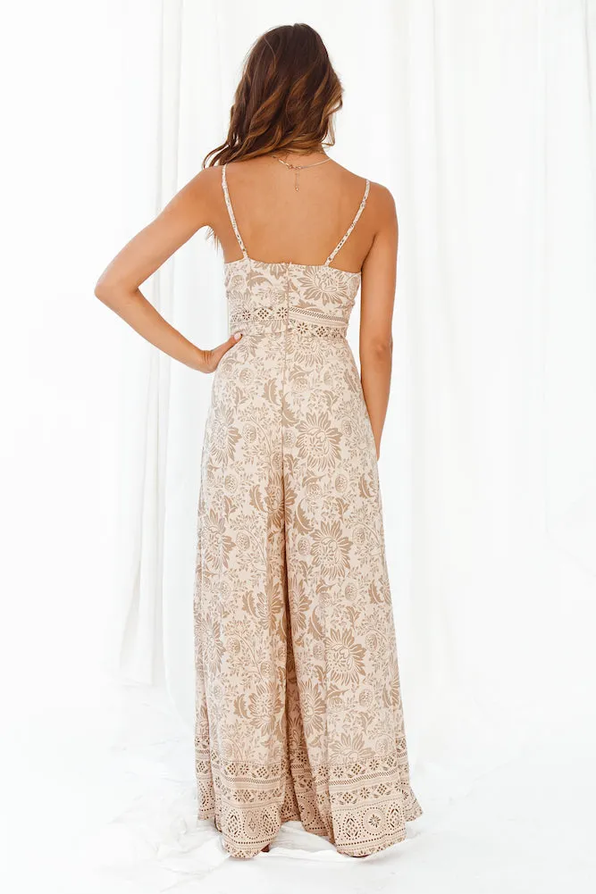 Travel Happy Jumpsuit Mocha