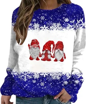 Ugly Sweatshirts For Women Ugly Merry Christmas Sweaters Funny Santa Vintaga Xmas Sweatshirt Plus Size