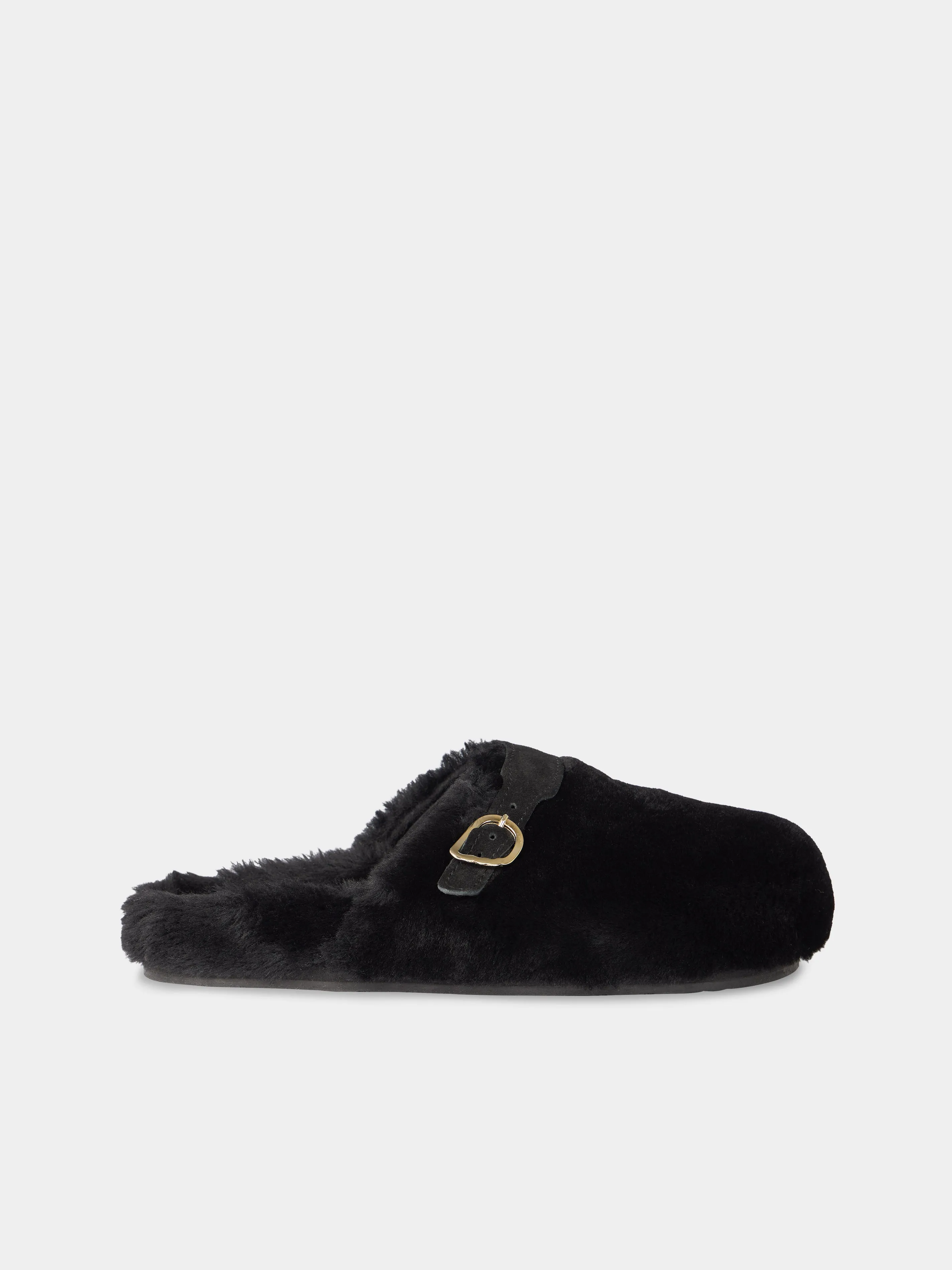 Vasilitsa Shearling Slippers | Size: 37