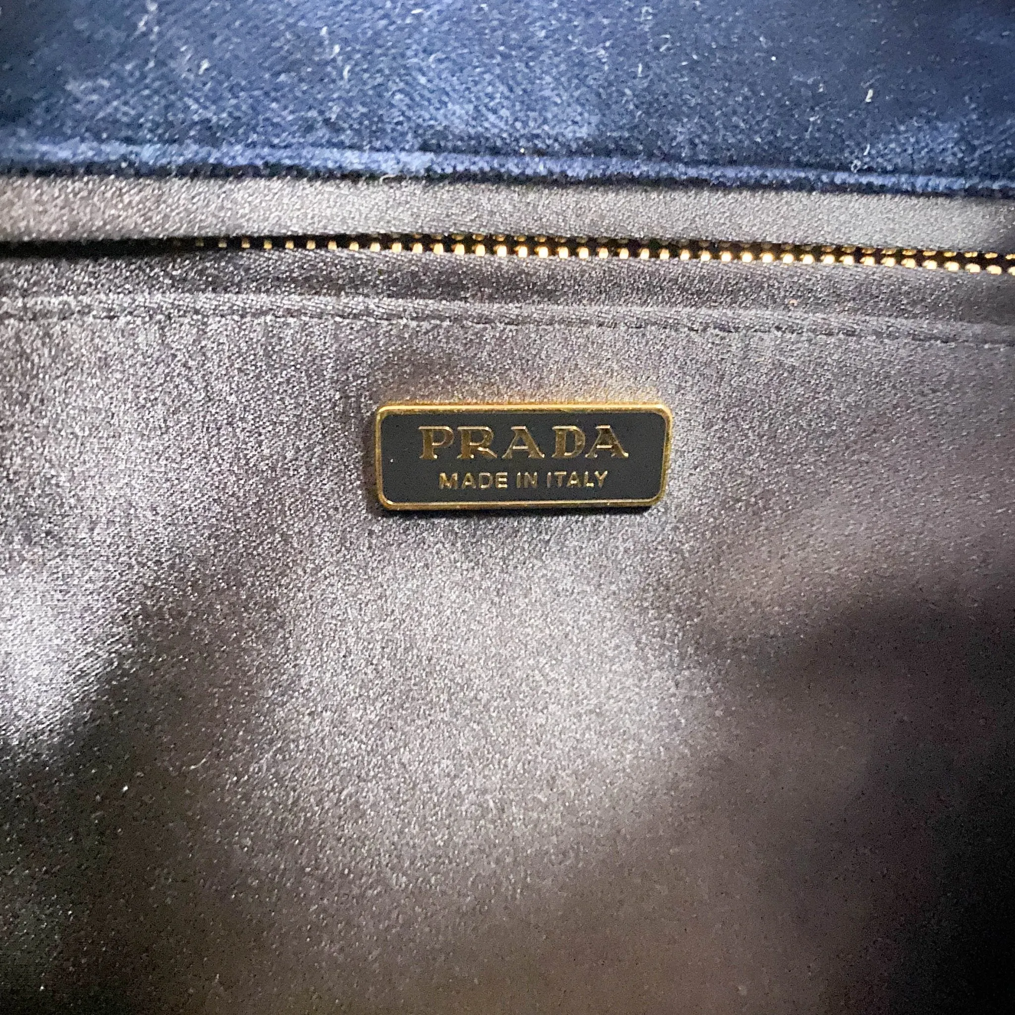 Velvet Navy Totes Shoulder Bag