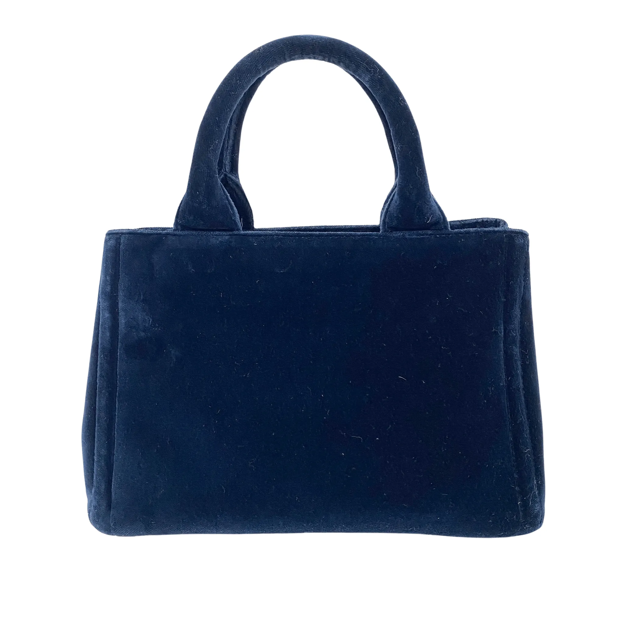 Velvet Navy Totes Shoulder Bag