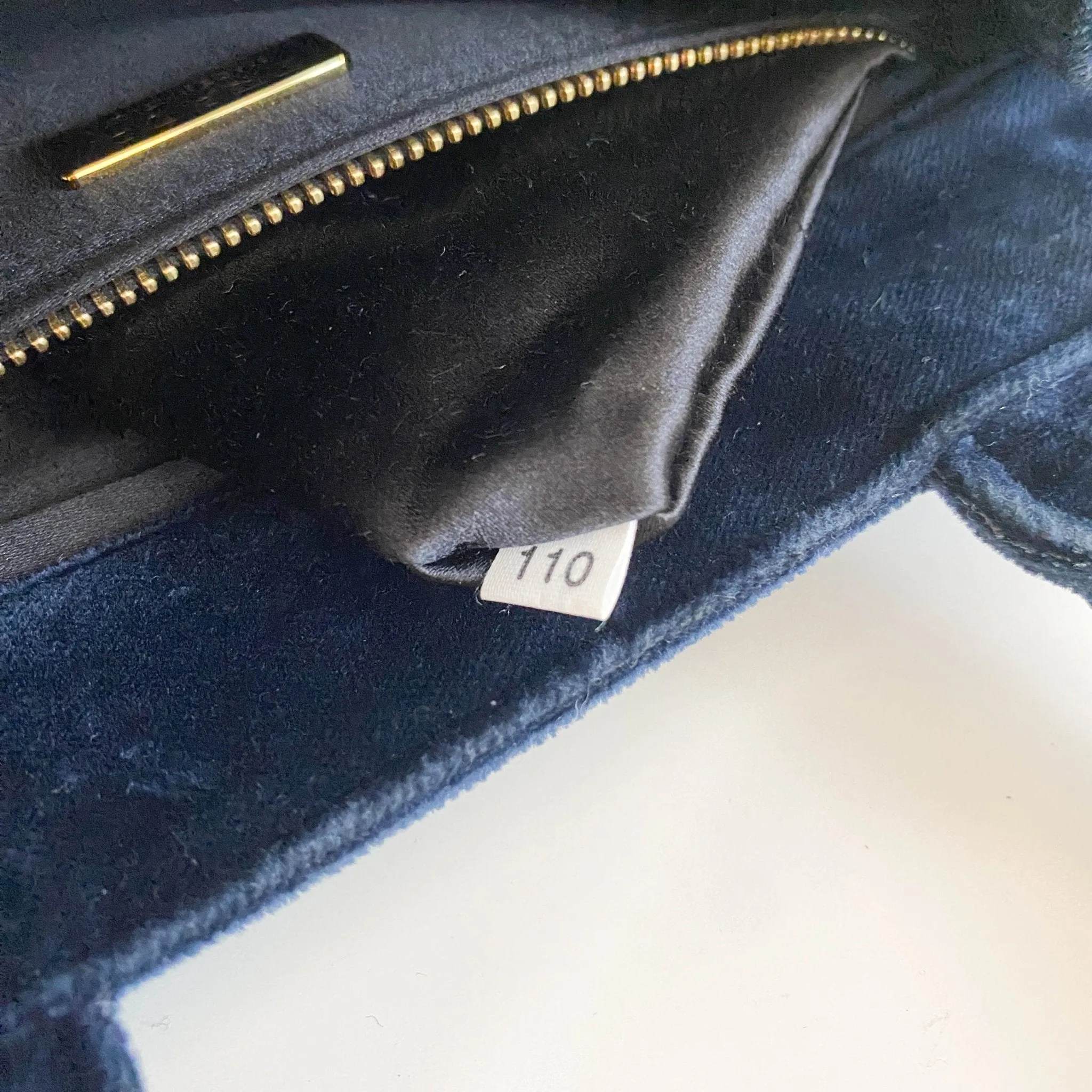 Velvet Navy Totes Shoulder Bag