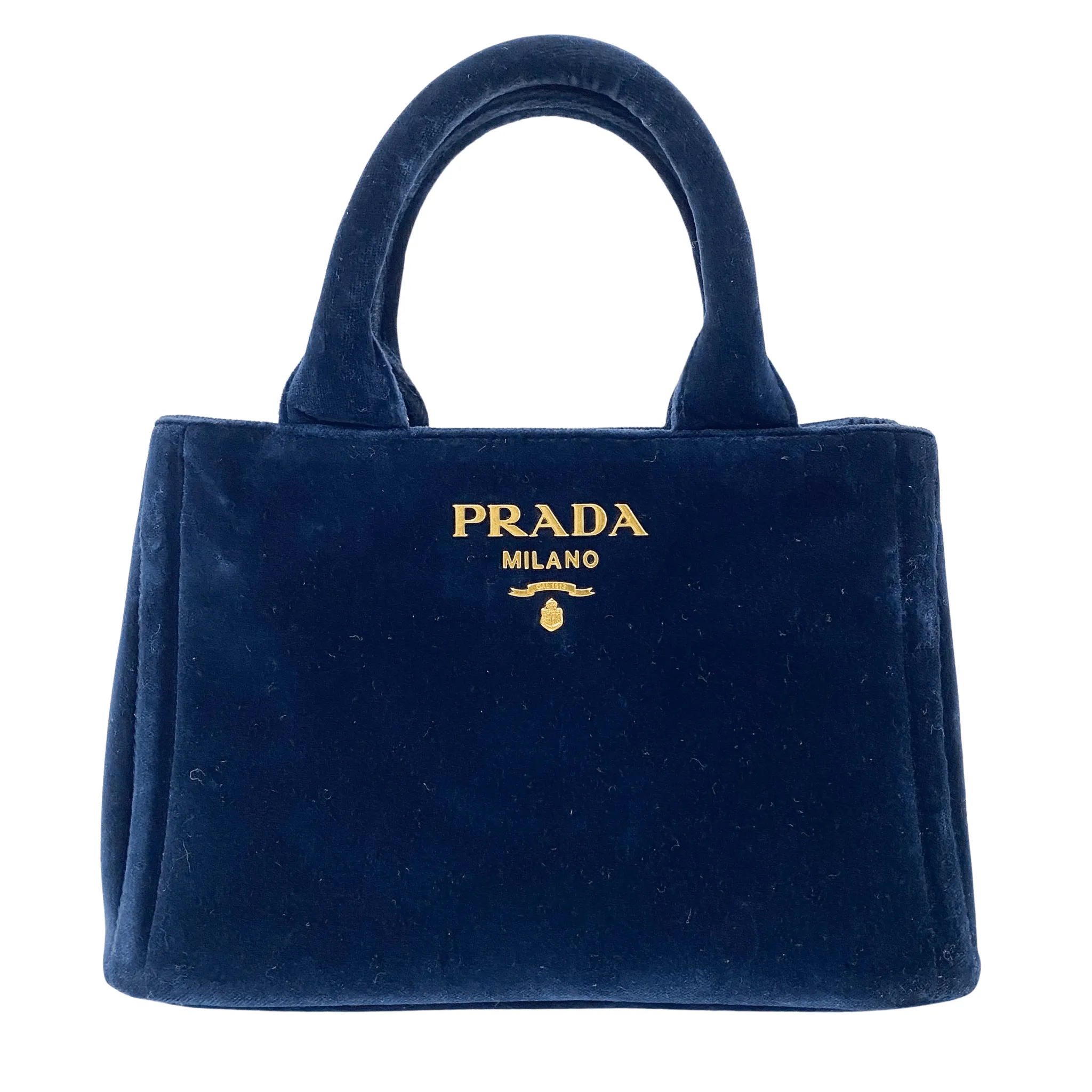 Velvet Navy Totes Shoulder Bag