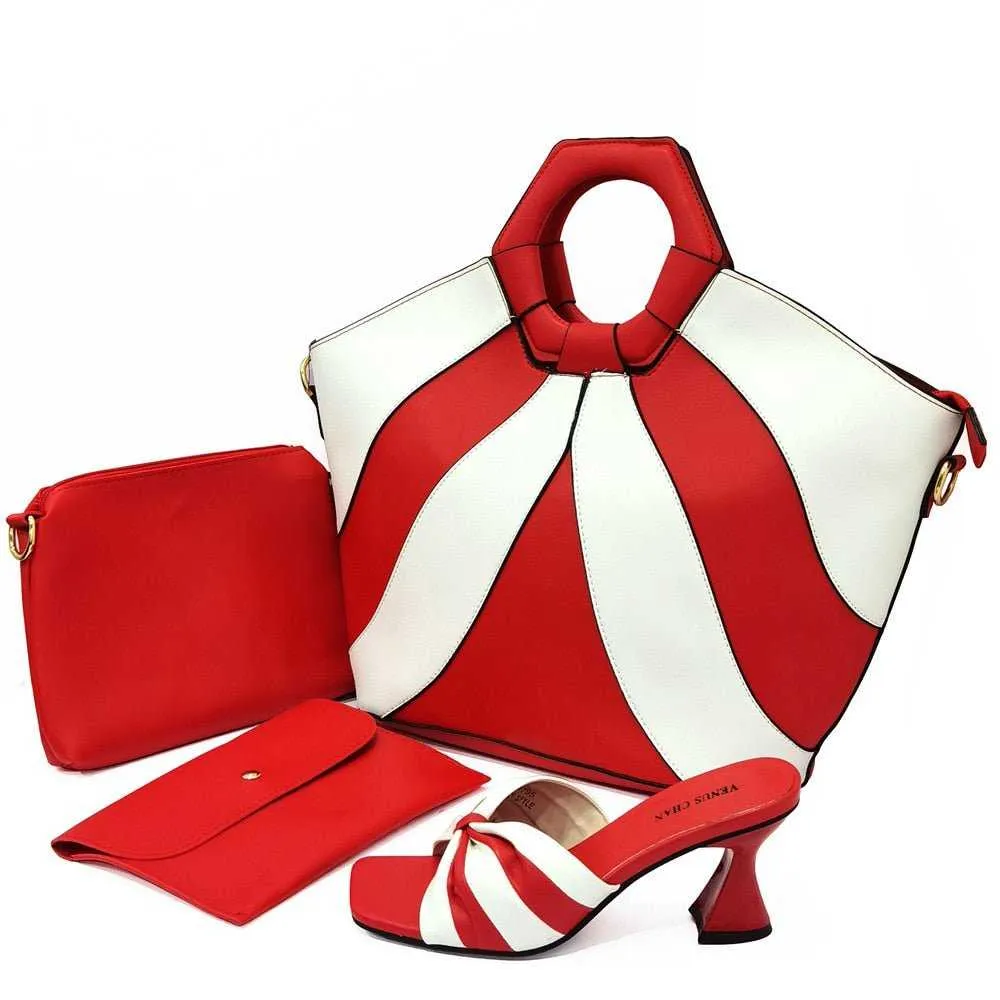 Venus Chan Summer Sandals Casual Ladies Shoes and Bag Set