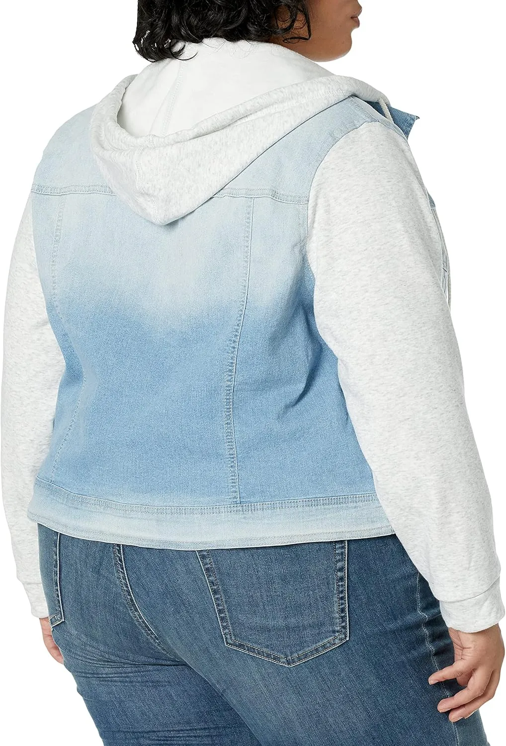 WallFlower Women's Dreamer Denim Jackets Juniors (Standard and Plus)