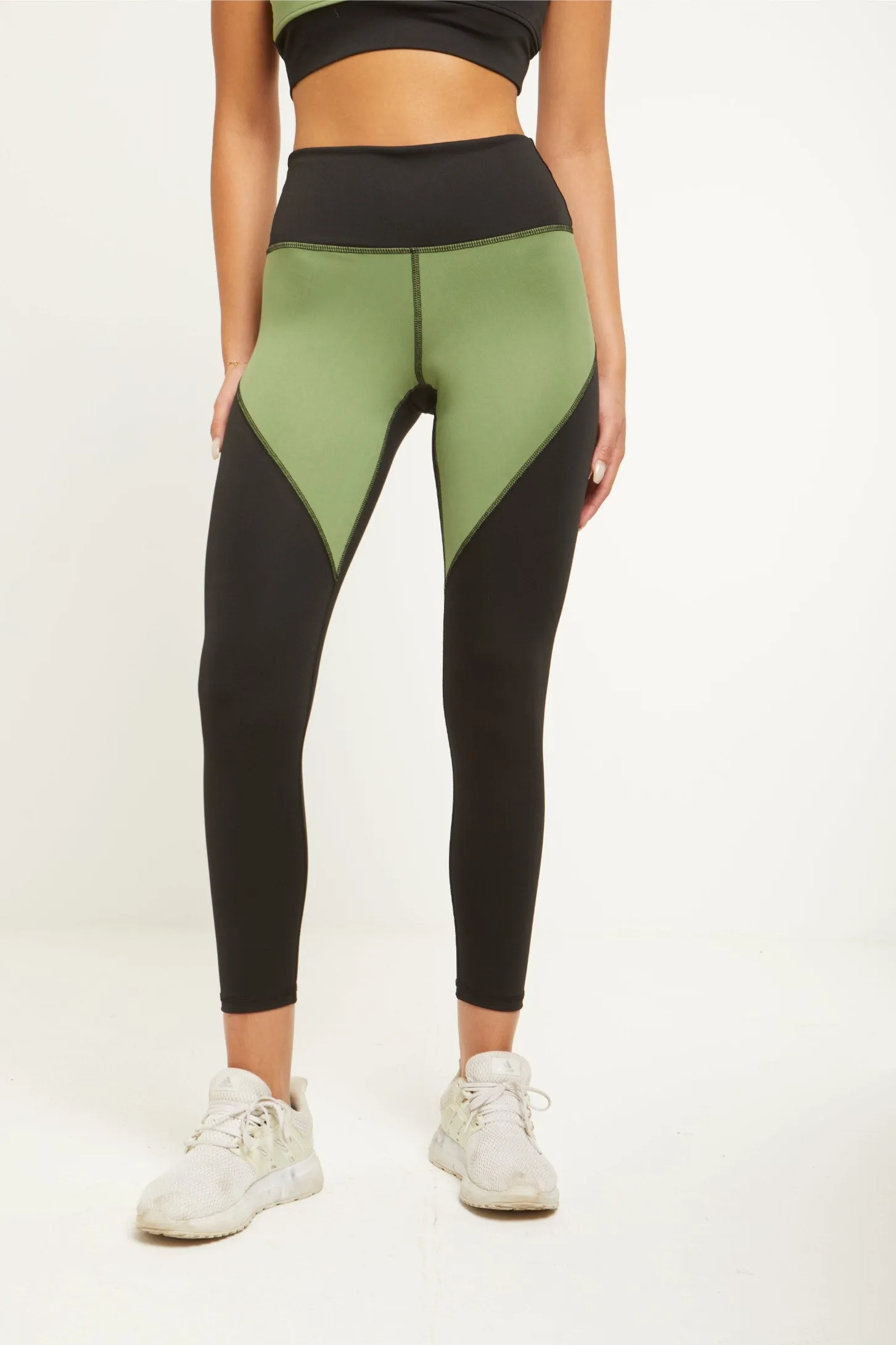 WAVE LEGGINGS - KHAKI
