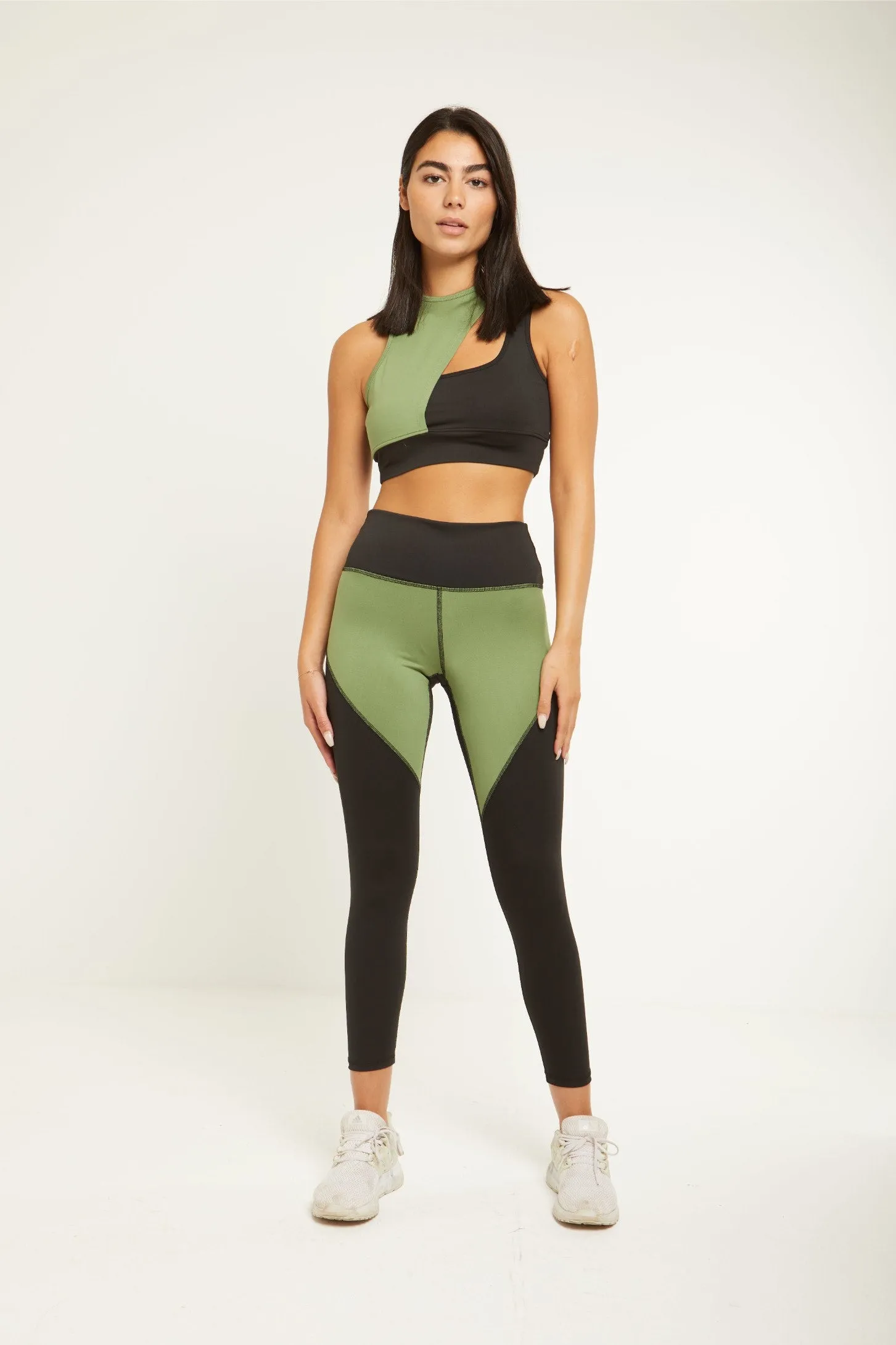 WAVE LEGGINGS - KHAKI