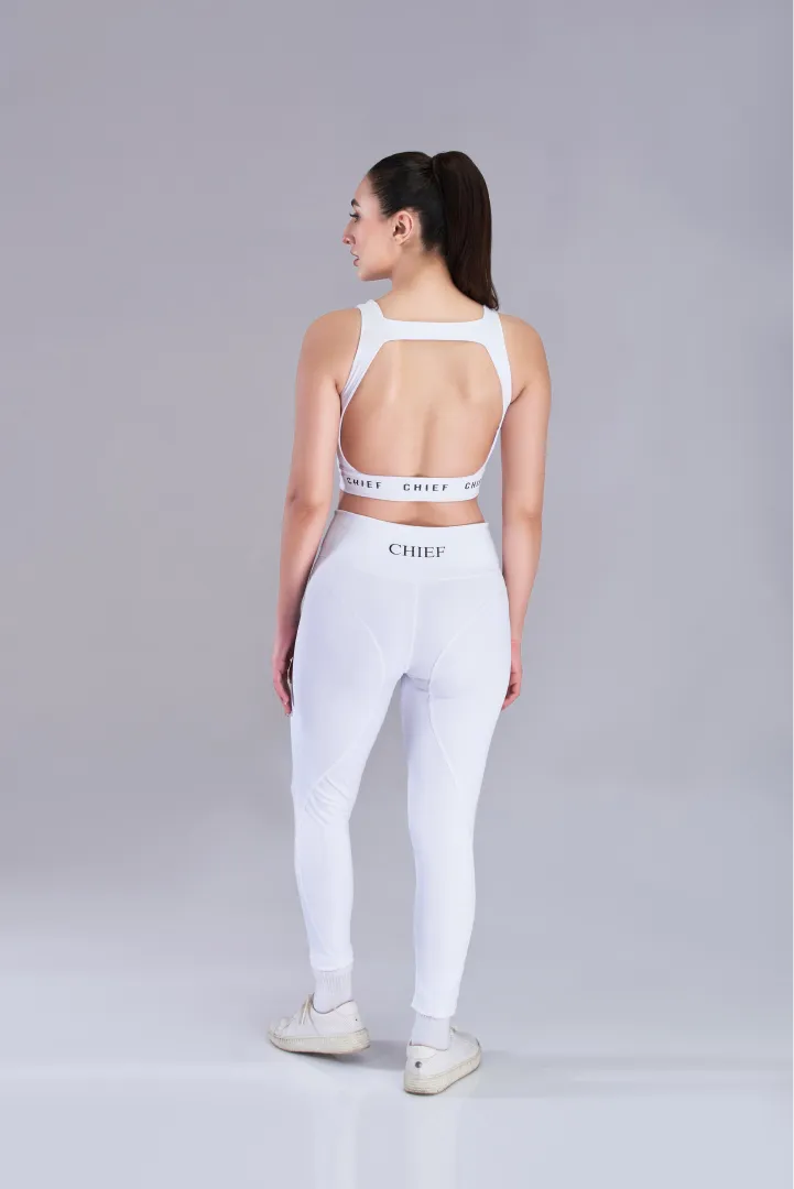 White Align Sports Leggings