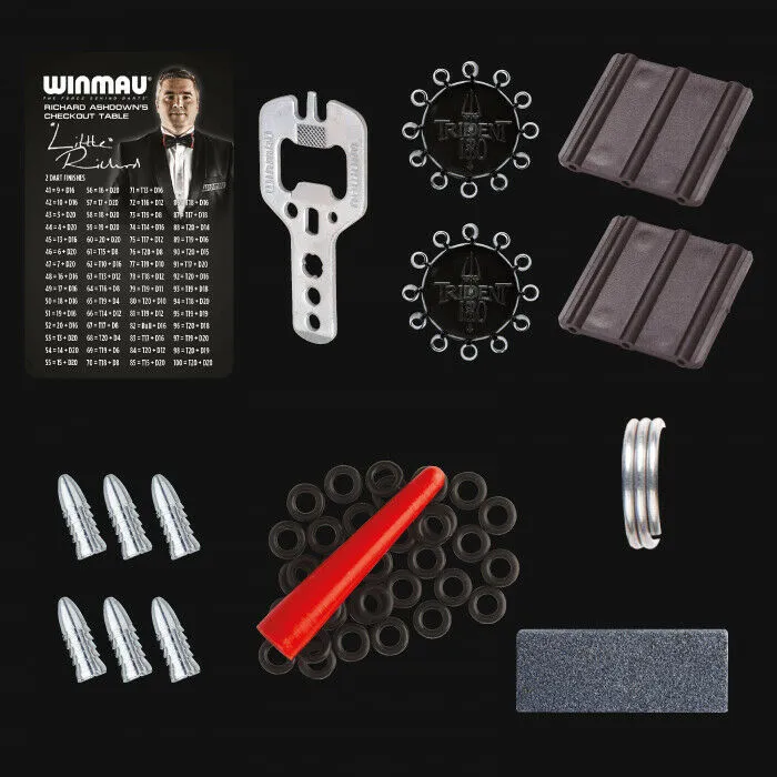 Winmau Ultimate Tune up kit Dart Flights shafts Sharpener Springs