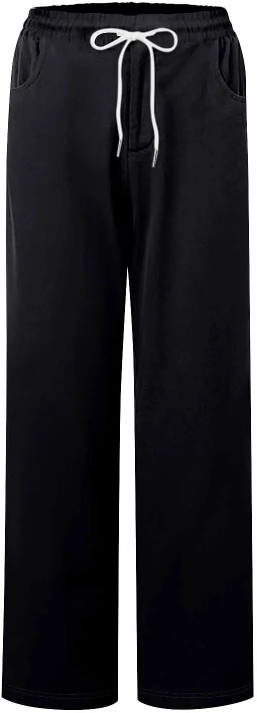 Womens Capris for Summer Cotton Linen Pants Casual 2025 Loose Comfy Trendy Elastic Waist Cropped Trouser Plus Size