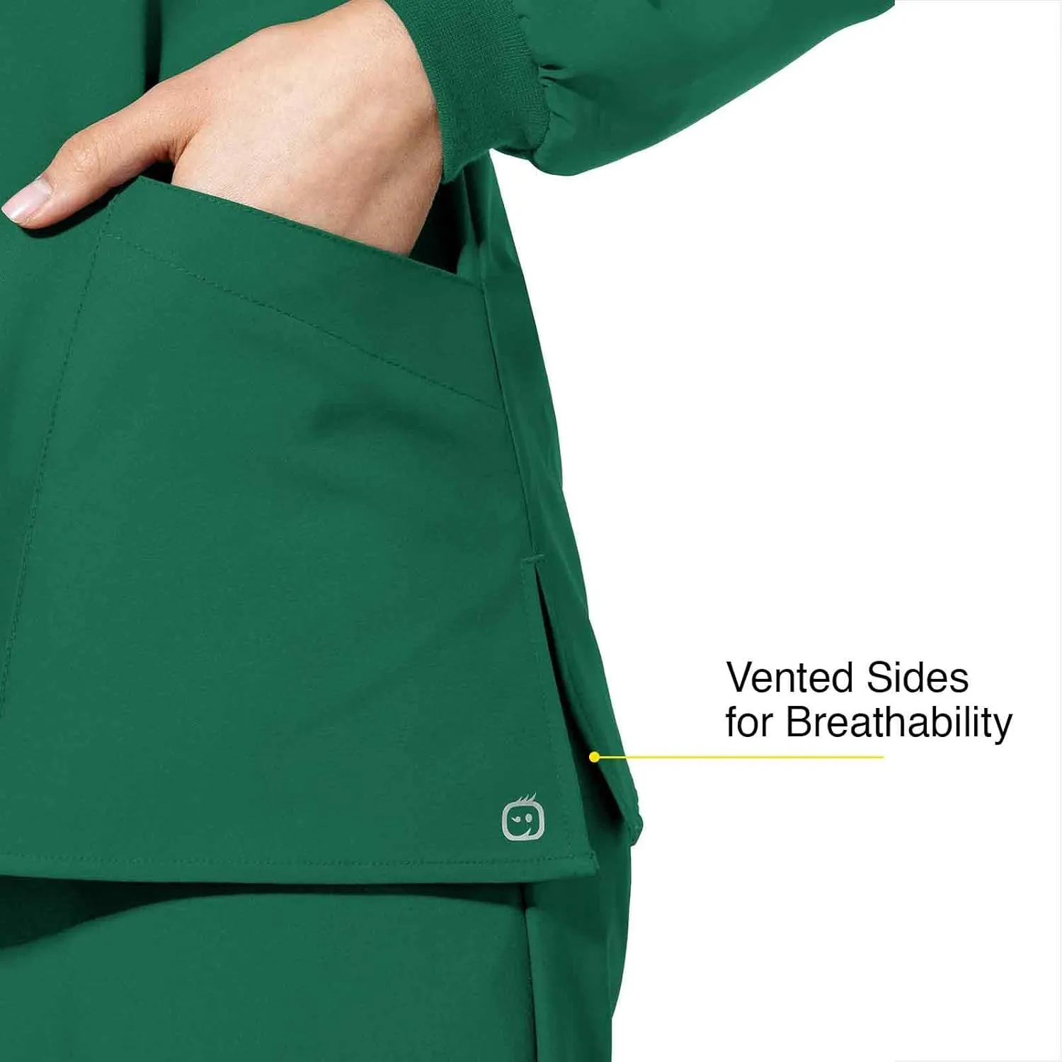 WonderWink Women's Crew Neck Warm Up Jacket