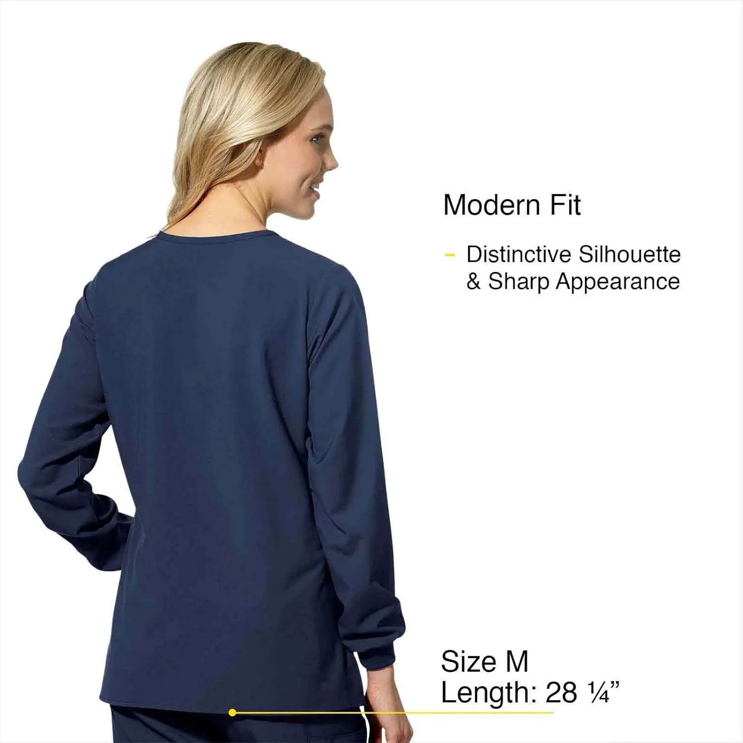 WonderWink Women's Crew Neck Warm Up Jacket