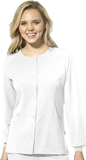 WonderWink Women's Crew Neck Warm Up Jacket