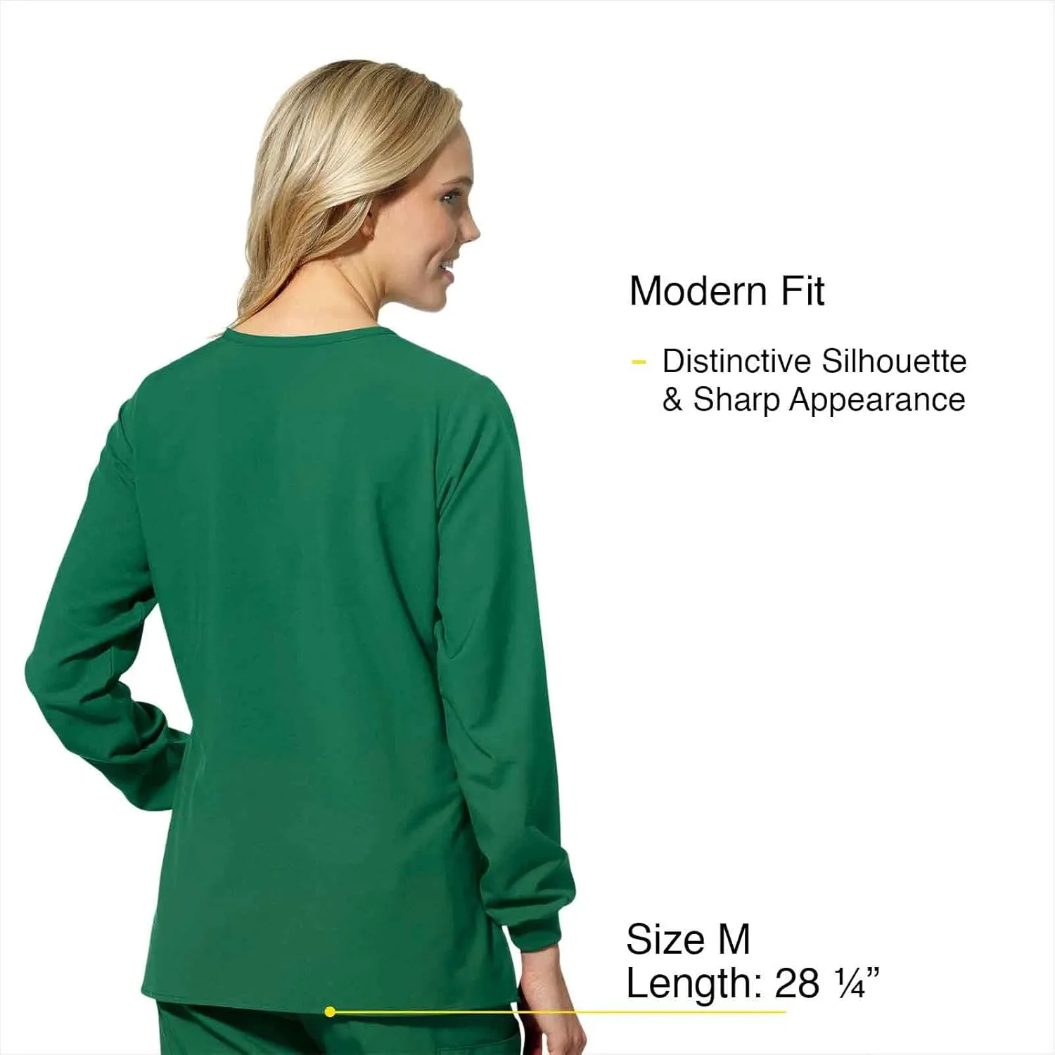 WonderWink Women's Crew Neck Warm Up Jacket