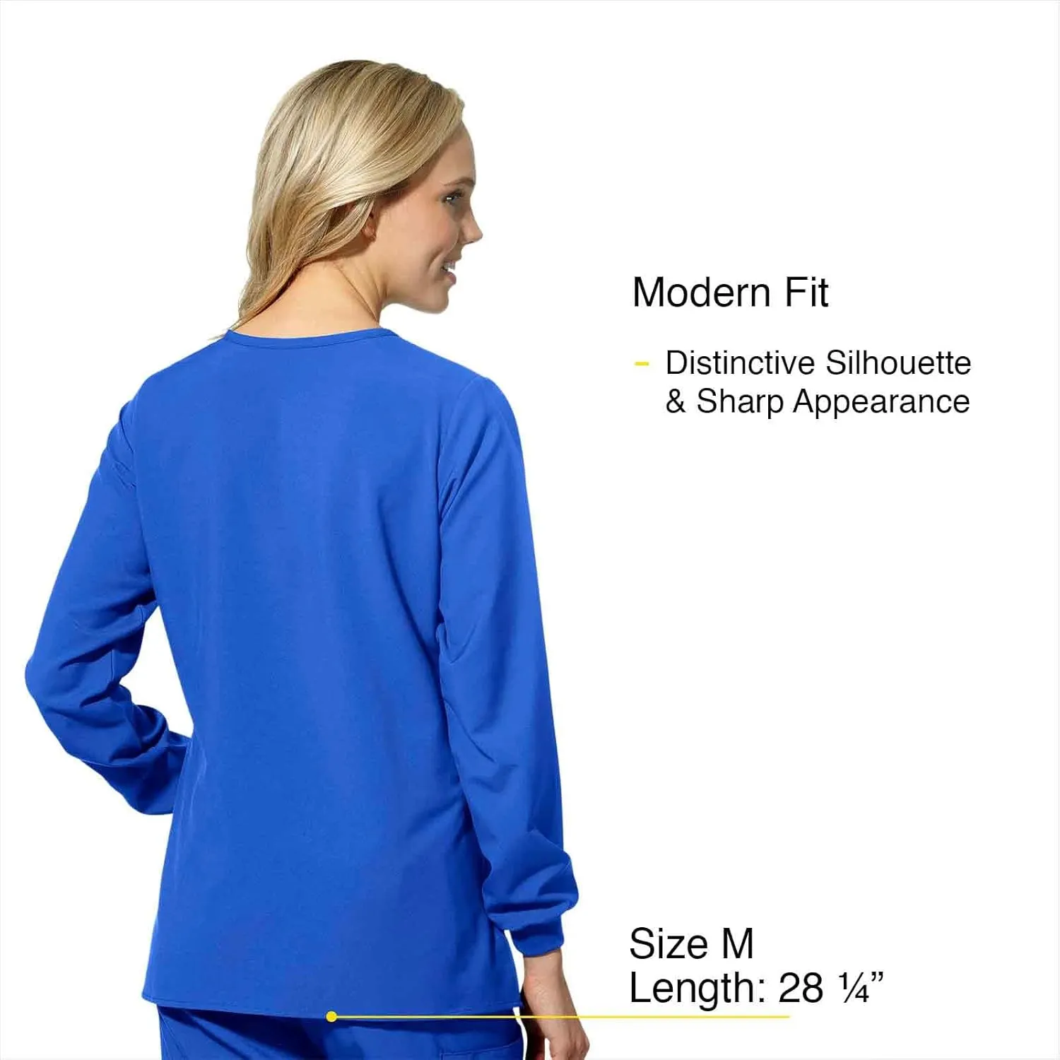 WonderWink Women's Crew Neck Warm Up Jacket