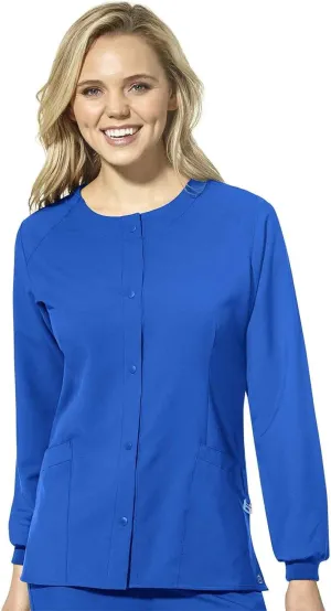 WonderWink Women's Crew Neck Warm Up Jacket