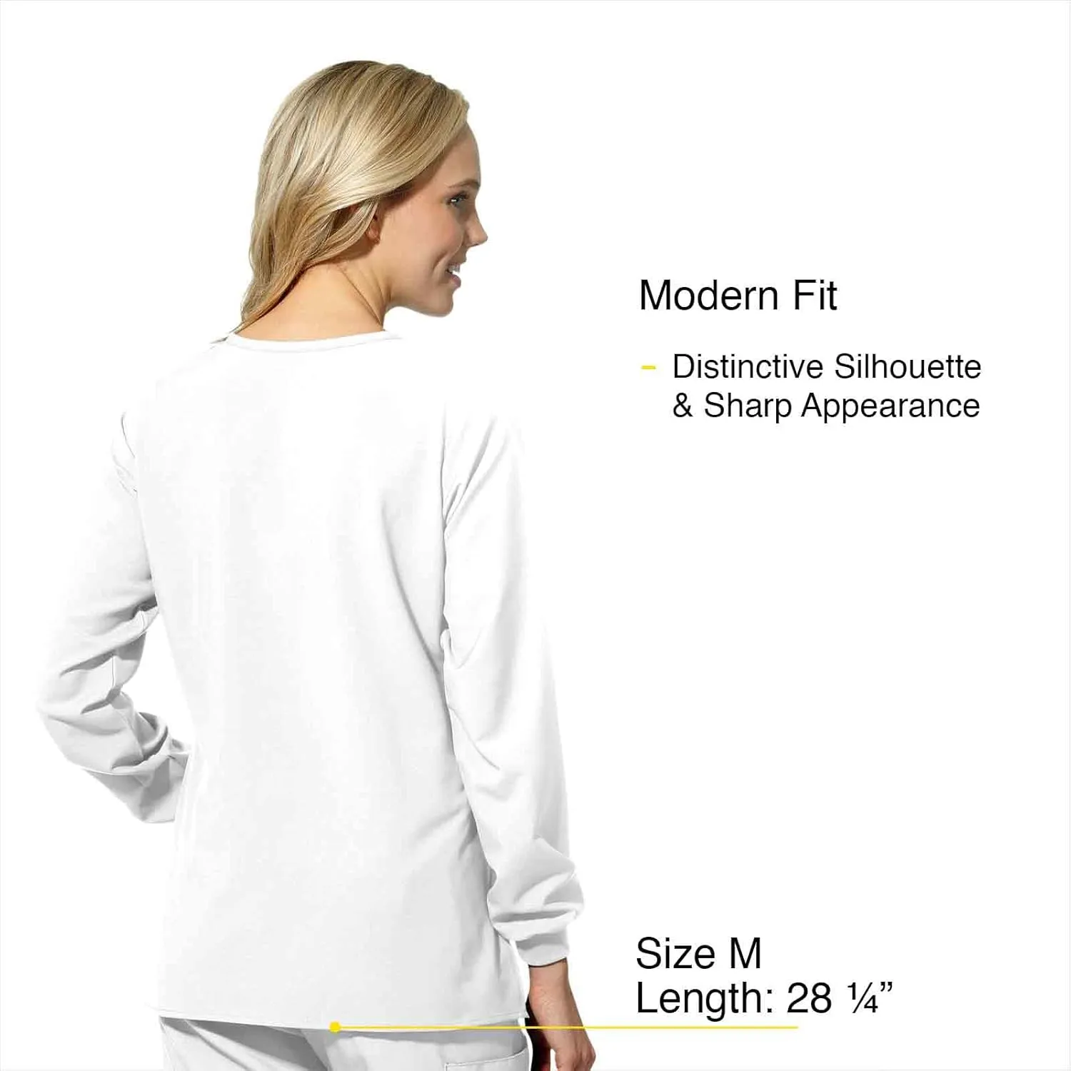 WonderWink Women's Crew Neck Warm Up Jacket