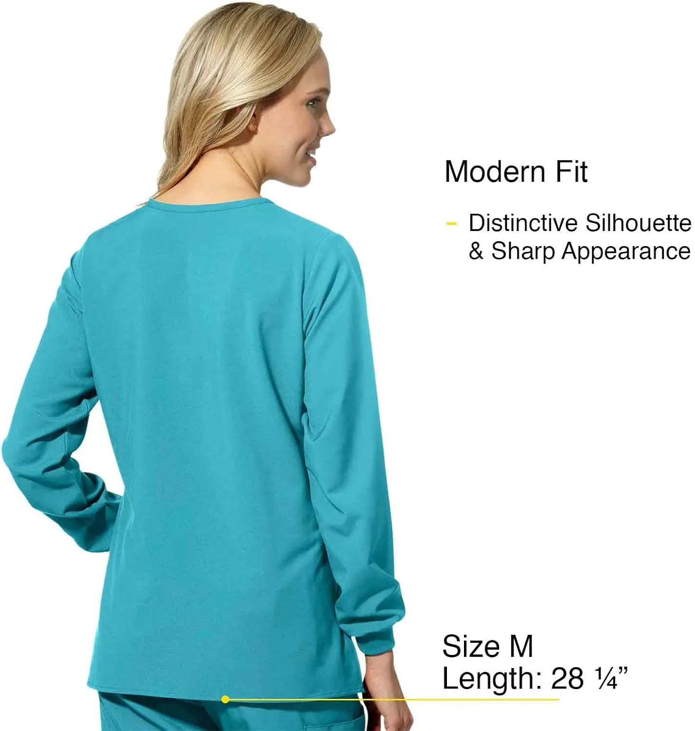WonderWink Women's Crew Neck Warm Up Jacket