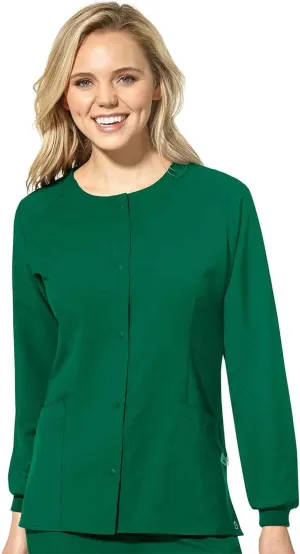 WonderWink Women's Crew Neck Warm Up Jacket