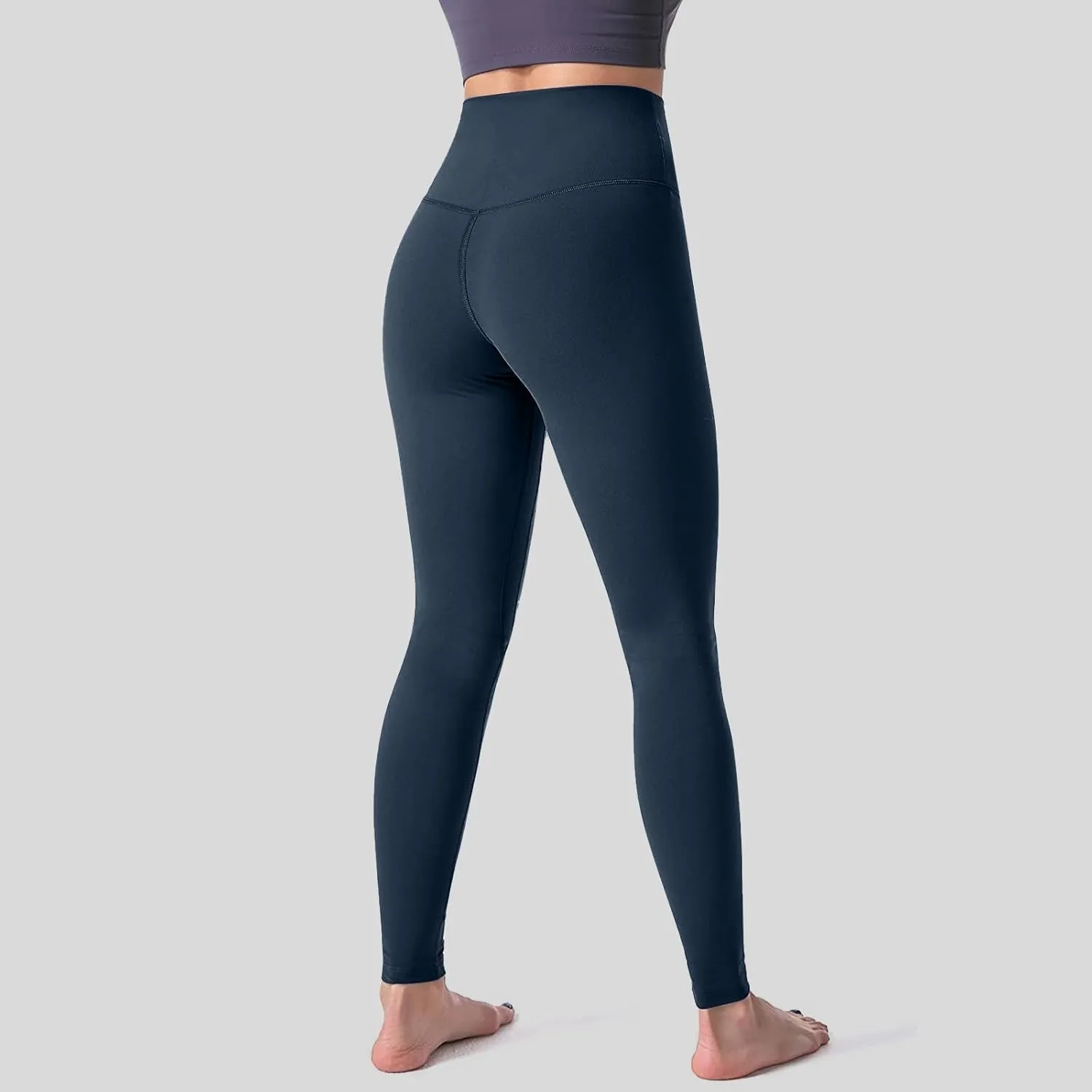 Yoga Women Straight Dress Pants with Pockets Tall Petite Regular for Work Business Thick Leggings for Women Plus