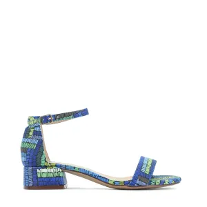 ZAYBE MULTI COLOUR LOW HEEL SANDALS