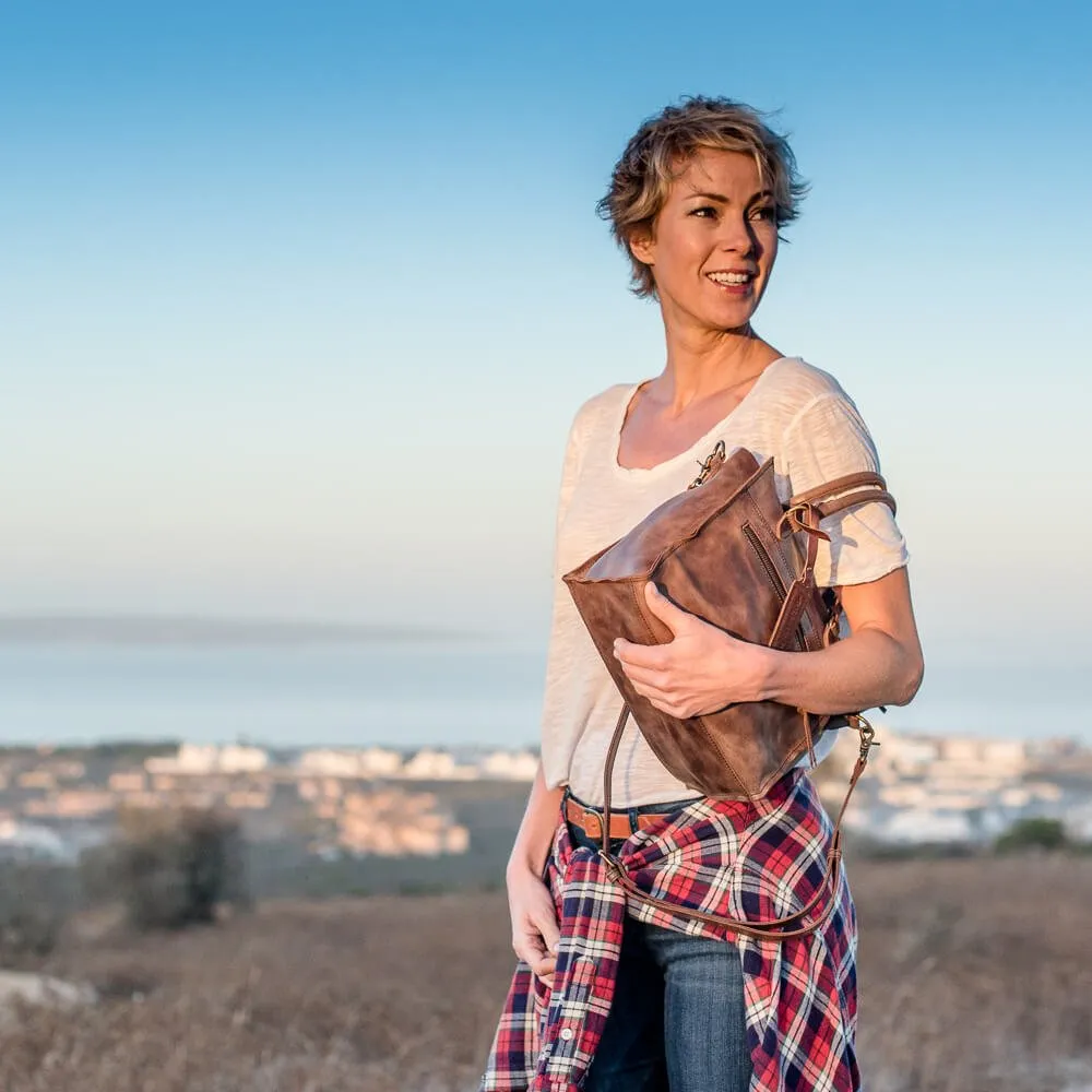 Zemp Bastille Grab and Go Handbag | Waxy Tan