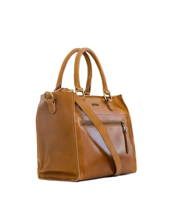 Zemp Bastille Grab and Go Handbag | Waxy Tan