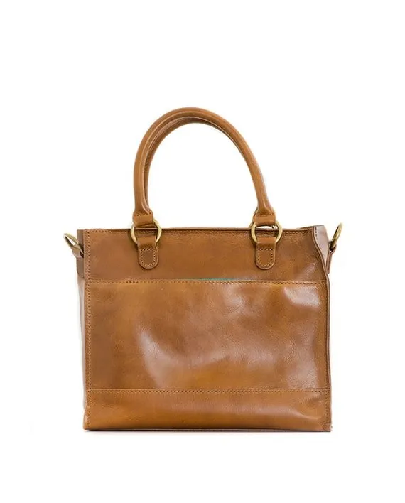 Zemp Bastille Grab and Go Handbag | Waxy Tan